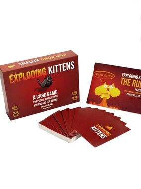 Exploding Kitens Game Games | Exploding Kittens Original Edition 25 Players Ages 7 Card Game ...